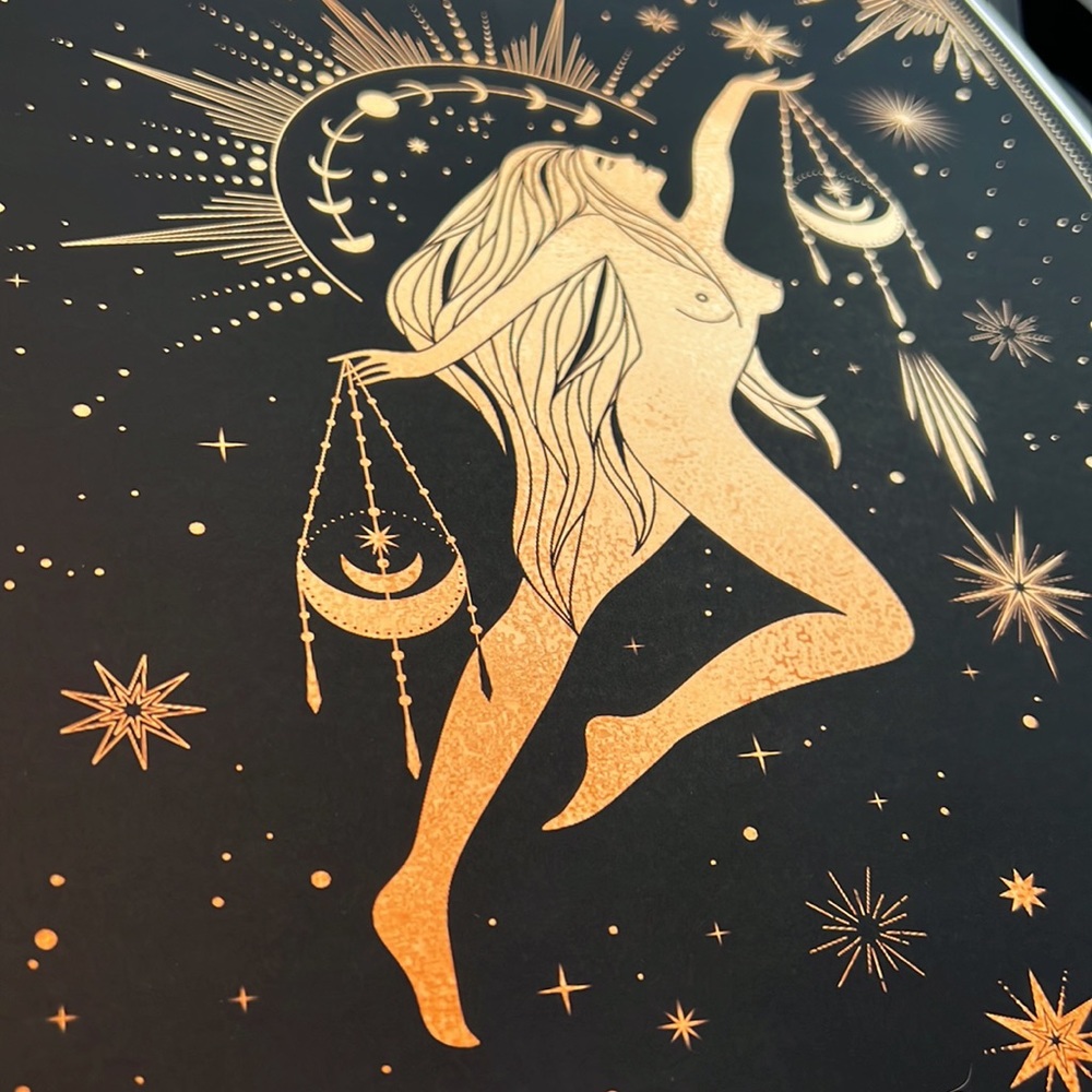 Libra Wall Art Celestial Zodiac Horoscope Illustration Print Poster Unframed - Picture 13 of 17